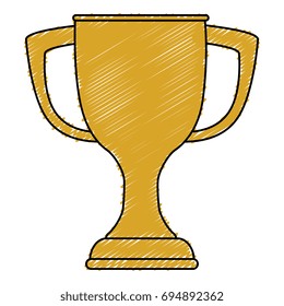 trophy cup isolated icon