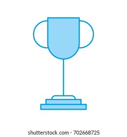 trophy cup isolated icon