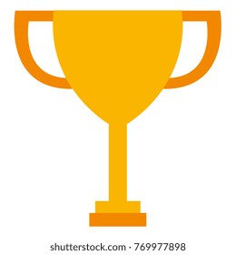 trophy cup isolated icon