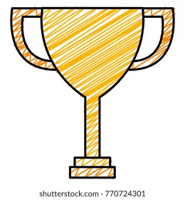 trophy cup isolated icon
