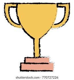 trophy cup isolated icon