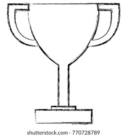 trophy cup isolated icon
