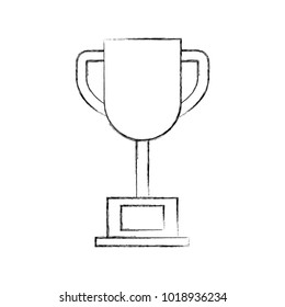 trophy cup isolated icon n