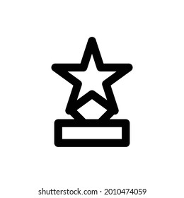 Trophy-Cup-Linie Symbol-Stil Vektorgrafik für Ihr Web-Design