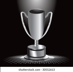 copa trofeo sobre fondo interesante