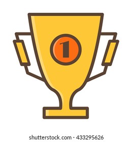 Trophy Cup, Prize Cup - the first place.