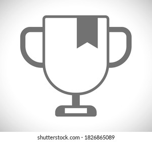 Trophäe-Tasse mit Farbbandsymbol