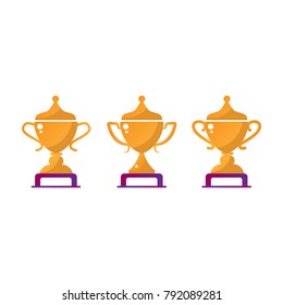 Trophy Cup Set Gold