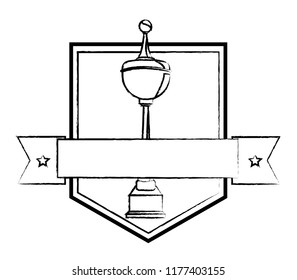 Trophy cup sketch