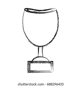 Trophy cup symbol