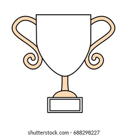 Trophy cup symbol