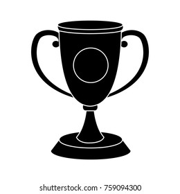 Trophy cup symbol icon vector illustration graphic design