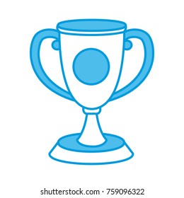 Trophy cup symbol icon vector illustration graphic design