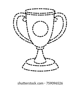 Trophy cup symbol icon vector illustration graphic design