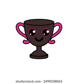 Trophy cup vector: cartoon, clipart, and line art design perfect for awards and victory-themed projects.






