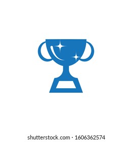 Trophy cup vector icon winner symbol