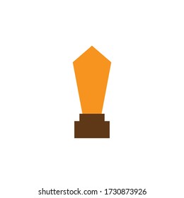 Trophy cup vector icon winner symbol