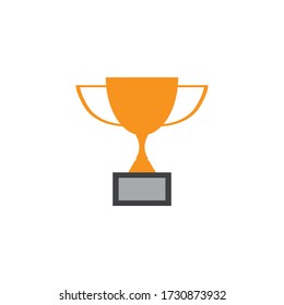 Trophy cup vector icon winner symbol