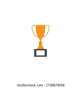 Trophy cup vector icon winner symbol