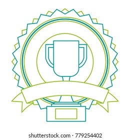 trophy cup winner emblem