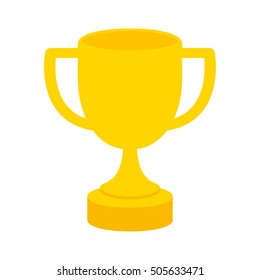 trophy cup winner isolated icon vector illustration design