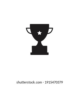 Trophy Cup Winner On White Background