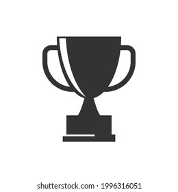 Trophy cup, winner vector icon