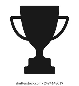 Trophy cup, winner cup, victory cup icon.  