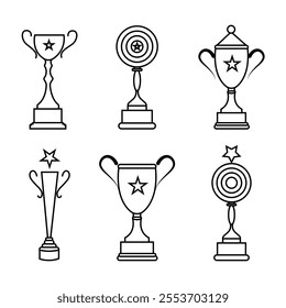 Trophy cup, winner cup, victory cup icon. Reward symbol sign for web and mobile