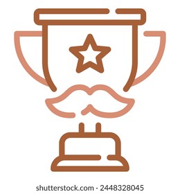 Trophy Dad Icon for web, app, infographic, etc