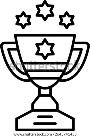 Trophy Filled Style Icon Design
