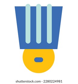 trophy flat icon set of world art day celebration