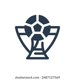 Trophy for Football Vector Icon