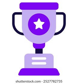 Trophy Gaming vector icon illustration