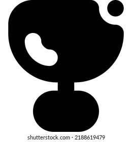 Diseño vectorial de iconos de estilo de glifo y plantilla de ilustración