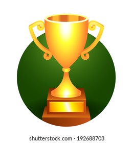  Trophy gold cup