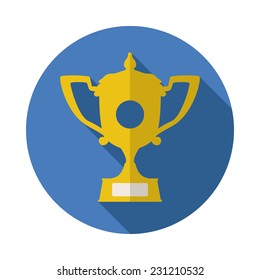 trophy graphic design , vector illustration