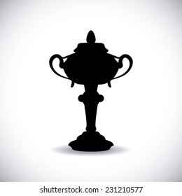 trophy graphic design , vector illustration