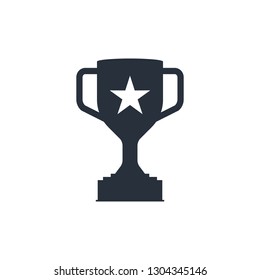 Trophy icon. award symbol.