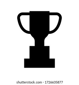 Trophy icon. award symbol. simple flat vector illustration.