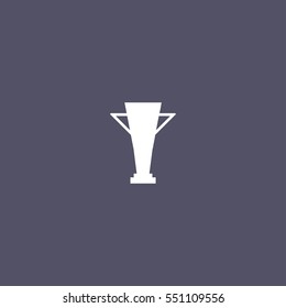 trophy icon. champion cup 