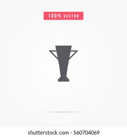 trophy icon. champion cup 