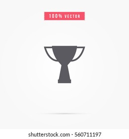 trophy icon. champion cup 