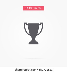 trophy icon. champion cup 