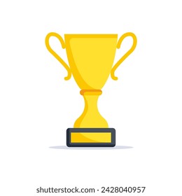 trophy icon of color style design vector template