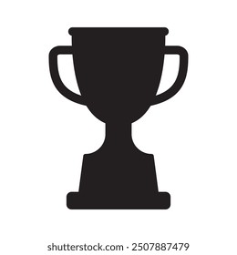 Trophy icon. Trophy cup sign, winner cup, victory cup icon. Reward symbol.