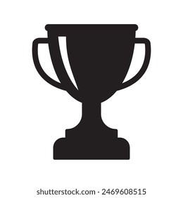 Trophy icon. Trophy cup, winner cup, victory cup icon. Reward symbol sign for web and mobile.