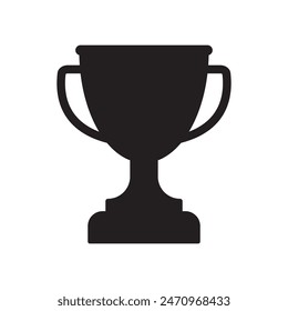 Trophy icon. Trophy cup, winner cup, victory cup icon. Reward symbol sign for web and mobile.