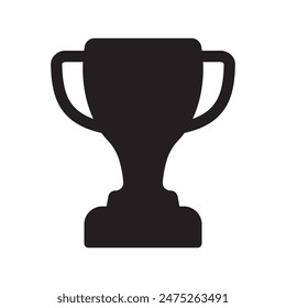 Trophy icon. Trophy cup, winner cup, victory cup icon. Reward symbol sign for web and mobile.