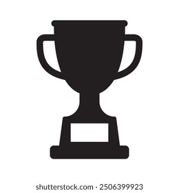 Trophy icon. Trophy cup, winner cup, victory cup icon. Reward symbol sign for web and mobile.